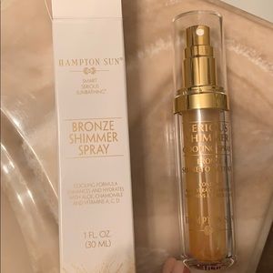 Bronze shimmer spray